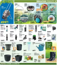 Mica catalogue Page 4: Venus Pot & Saucer €129,99, Kirchhoff's Picture Packet Seeds Assorted €24,99