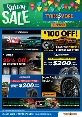 Tyres & More (valid until 31-10)
