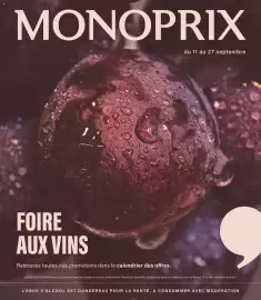 Catalogue Monoprix | Guide foire aux vins page 1