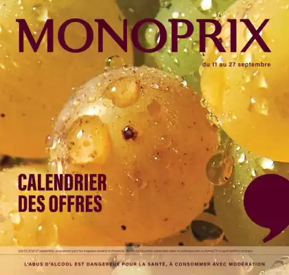 Monoprix (valable jusqu'au 27-09)