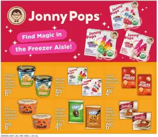 Jewel-Osco weekly ad Page 4: Jonny Pops Twist Pops €5,99, Ben & Jerry's Pumpkin Cheesecake Ice Cream €6,99