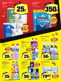 Calle tilbudsavis Side 30: Cillit Bang Rengøring €50,00, Finish Power All in 1 Opvasketabs €350,00