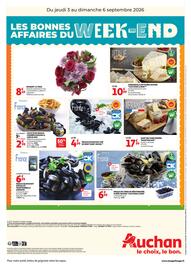 Catalogue Auchan | week-end page 2: Bouquet 12 tiges €8,49, Gorgonzola aop filière auchan "cultivons le bon" €10,99