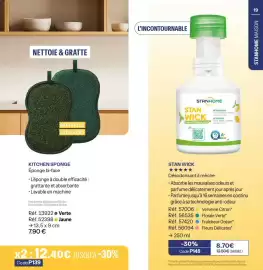 Catalogue Stanhome page 19: STANHOME STAN WICK €8,70, KITCHEN SPONGE €7,90