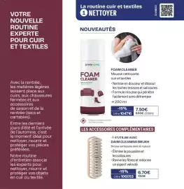 Catalogue Stanhome page 20: DAIM CLEANING BRUSH €6,70, STANHOME FOAM CLEANER €7,50