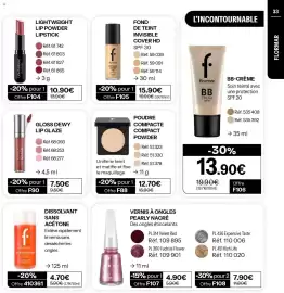 Catalogue Stanhome page 33: Filmar Vernis à ongles Pearly nacré €4,90, DEWY LIP GLAZE €7,50