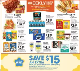 Fry's weekly ad week 36 Page 2: Nabisco Family Size Oreo or Chips Ahoy Cookies €3,49, Gatorade €5,99