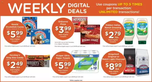 Fry's weekly ad week 36 Page 3: Nestlé Drumstick Cones €5,99, DiGiorno Pizza €3,99