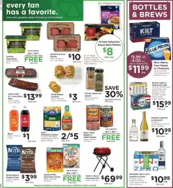 Fry's weekly ad week 36 Page 4: Schweid & Sons Patties €10,00, Walk-A-Bout Charcoal Grill €69,99