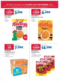 Catalogue Costco page 11: KELLOGG'S Céréales trésor €14,39, KELLOGG'S Céréales Crunchy Nut €4,49