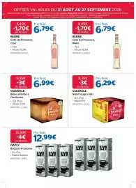 Catalogue Costco page 13: BERNE Côte de Provence, rosé €6,79, BERNE Côte de Provence, Blanc €6,79