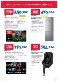 Catalogue Costco page 2: HISENSE Réfrigérateur Combi €479,99, MAXI COSI Siège auto pour enfant Emerald 360S €254,99