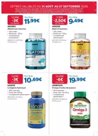 Catalogue Costco page 8: WEIDER Mélatonine Gommes €11,99, WEIDER Multivit Gommes €9,49