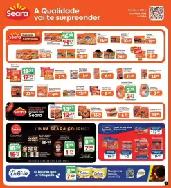 Encarte Supermercados Unidos Página 3: Pizza seara sabores €19,98, Linguiça Queijo Coalho Seara Churrasco €16,98