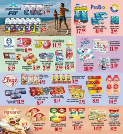 Encarte Supermercados Unidos Página 4: Logurte probio2 batavo €17,98, Petit suisse bob esponja €8,99