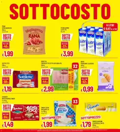 Volantino Famila Pagina 2: Prosciutto cotto Beretta di alta qualità €2,99, Sottilette classiche €1,19