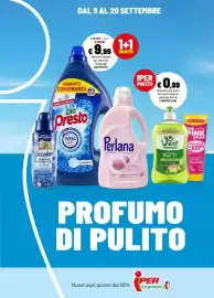Volantino Iper La Grande Pagina 1: Bio Presto Detersivo liquido per lavatrice €9,99