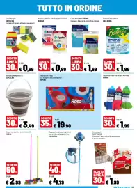 Volantino Iper La Grande Pagina 13: Kit Secchio + Mop RotoMop €19,90, Panni in microfibra Egidna €1,69