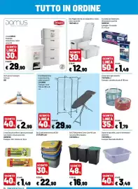 Volantino Iper La Grande Pagina 14: Cassettiera Domus €29,90, Set 5 grucce in legno €2,99