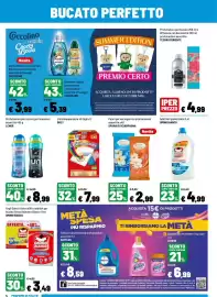 Volantino Iper La Grande Pagina 4: Panni per asciugatrice Spuma di Sciampagna €2,99, L'Acchiappacolore Grey €7,99