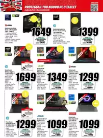 Volantino MediaWorld Pagina 11: Acer Notebook Gaming Nitro V 16S €1.349,00, Notebook HyperX Omen €1.299,00