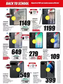 Volantino MediaWorld Pagina 20: ZTE nubia Smartphone Blade A36 €109,00, Google Pixel Pixel 11 Pro €549,00