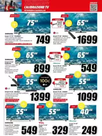 Volantino MediaWorld Pagina 25: TCL Smart TV 55" €329,00, Hisense Smart TV 40" €249,00