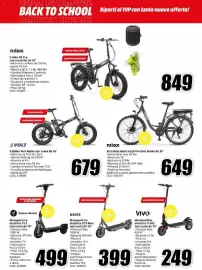 Volantino MediaWorld Pagina 26: Navee Monopattino elettrico GT3 Max €399,00, Vivo Monopattino elettrico V-30X €249,00