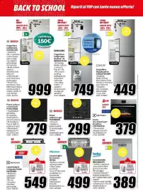 Volantino MediaWorld Pagina 28: Lavastoviglie integrata totale Electrolux E62LB200S €549,00