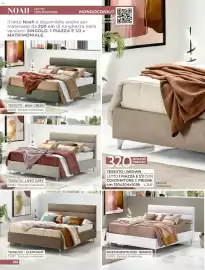 Volantino Mondo Convenienza Pagina 110: Tessuto Elephant €108,00, Letto 1 piazza e 1/2 con contenitore e piedini €320,00