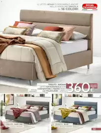 Volantino Mondo Convenienza Pagina 111: Tessuto | Blue €109,00, Letto matrimoniale con contenitore e piedini Noah €360,00