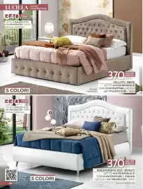 Volantino Mondo Convenienza Pagina 112: Letto matrimoniale con contenitore Lucilla €370,00