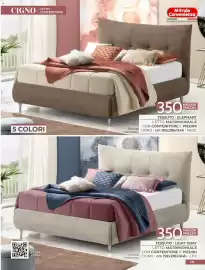 Volantino Mondo Convenienza Pagina 113: Cigno letto contenitore €350,00, Letto matrimoniale con contenitore e piedini €350,00