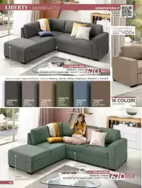Volantino Mondo Convenienza Pagina 134: Divano letto angolare liberty €620,00, Divano letto angolare liberty €620,00