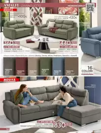 Volantino Mondo Convenienza Pagina 146: Divano 2 posti Amalfi €360,00, Divano letto angolare Amalfi €830,00