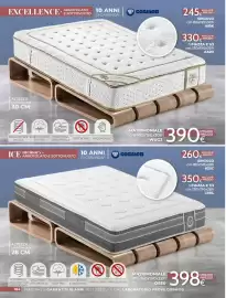 Volantino Mondo Convenienza Pagina 186: Excellence materasso €390,00, ICE memory €398,00