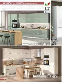 Volantino Mondo Convenienza Pagina 22: Avorio laccato lucido €1.340,00, Cucina Verde Salvia Laccato Lucido €1.340,00