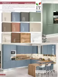 Volantino Mondo Convenienza Pagina 4: Cosmod cucina Blu Acciaio Opaco €990,00