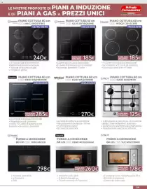 Volantino Mondo Convenienza Pagina 61: Microonde €260,00, Indesit piano cottura 60 cm €185,00