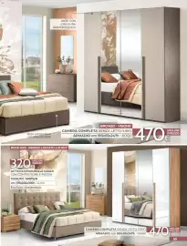 Volantino Mondo Convenienza Pagina 71: Letto matrimoniale Grace €320,00, Camera completa senza letto Sirio €470,00