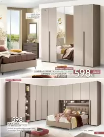 Volantino Mondo Convenienza Pagina 75: Ponte 6 ante €598,00, Camera completa senza letto Sirio €598,00
