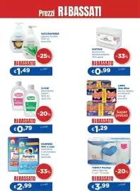 Volantino Acqua & Sapone Pagina 2: Pampers Sole e Luna €2,99, Naturaverde sapone liquido €1,49