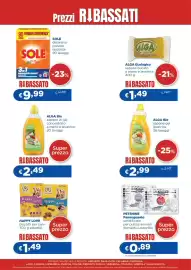 Volantino Acqua & Sapone Pagina 4: Sole detergente polvere lavatrice €9,99, ALGA Bio sapone gel lavatrice €2,99