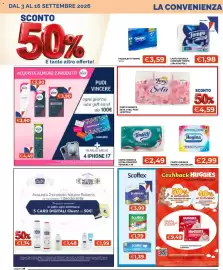 Volantino Mercatò Pagina 28: Carta igienica ultra comfort tenderly €2,49, Carta igienica Seta 2 veli Foxy €4,59