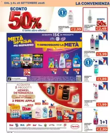 Volantino Mercatò Pagina 32: Profumo muschio bianco tesori d'oriente €2,49, Acqua micellare tutto in 1 Garnier L'Oréal €2,99
