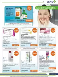 Benu Gyógyszertárak akciós újság Oldal 29: Contractubex gel €4.899,00, Canezin fresh €3.399,00