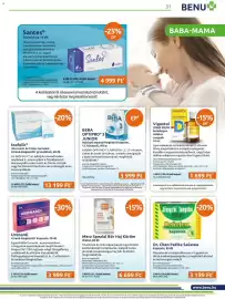 Benu Gyógyszertárak akciós újság Oldal 31: Beba optipro 3 junior €3.999,00, Merz Spezial Bőr Haj Köröm €6.699,00