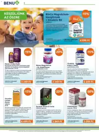 Benu Gyógyszertárak akciós újság Oldal 6: Béres magnézium + b6 kids&teens €3.349,00, Ocutein kids & teens €6.699,00