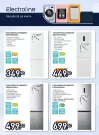 Volantino Unieuro Pagina 17: Frigorifero combinato BME46SNV1WC0 €449,90, Frigorifero combinato BME34SM1WE0 €349,90