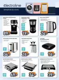Volantino Unieuro Pagina 31: Bollitore PKSSC17 €24,99, Tostapane NEDT1310W €26,99